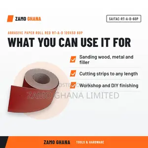 Abrasive Paper Roll Red Rt-a-D 120X50 60P - SAITAC-RT-A-D-60P