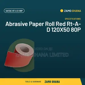 Abrasive Paper Roll Red Rt-a-D 120X50 80P - SAITAC-RT-A-D-80P