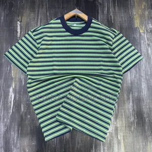 Striped Round Neck T Shirts