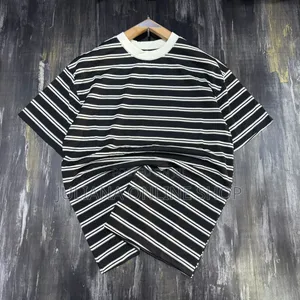 Striped Round Neck T Shirts