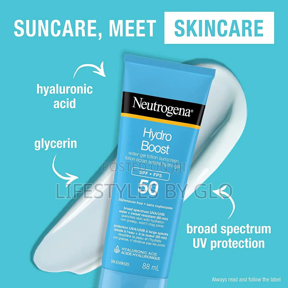 Neutrogena Hydro Boost Water Gel Lotion Sunscreen SPF 50