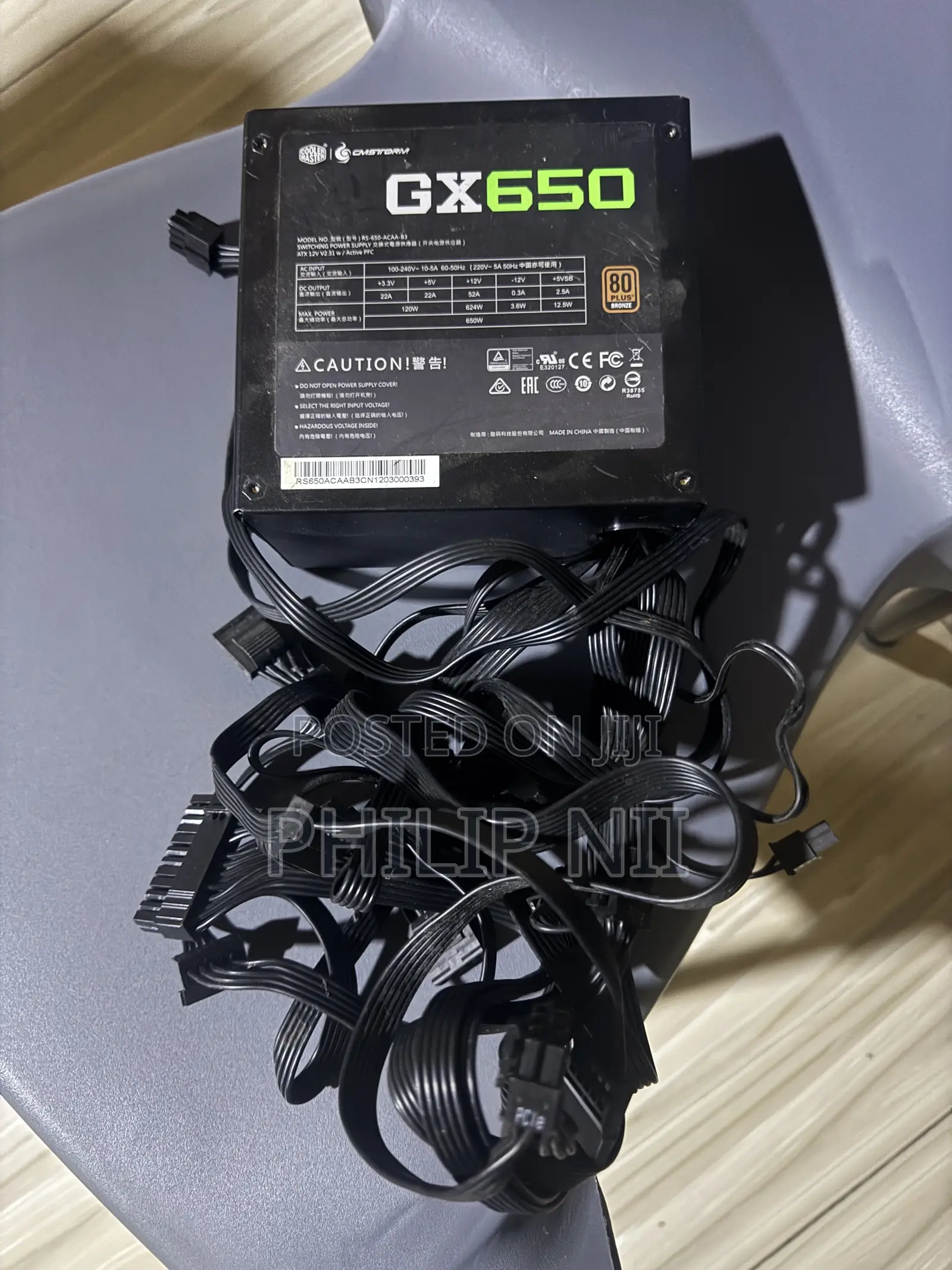 Cooler Master GX-650 Power Supply – 650W