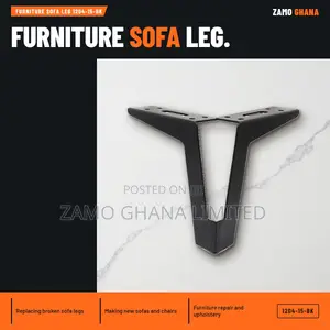 Furniture Sofa Leg 1204-15-Bk - 1204-15-Bk