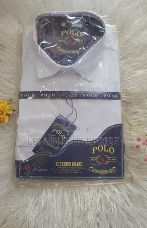 Polo Ralph Lauren Long-Sleeve White Dress Shirt