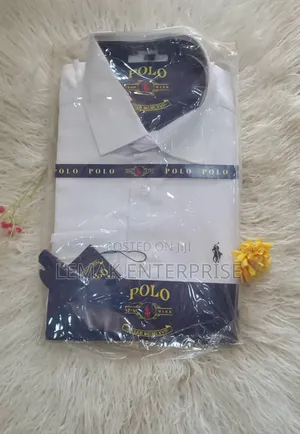 Polo Ralph Lauren Long-Sleeve White Dress Shirt