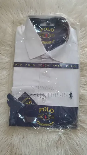 Polo Ralph Lauren Long-Sleeve White Dress Shirt