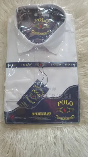 Polo Ralph Lauren Long-Sleeve White Dress Shirt