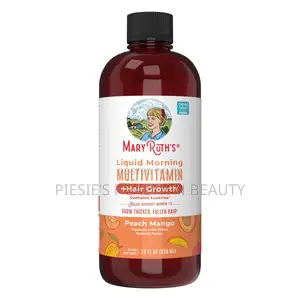 MaryRuth's Liquid Morning Multivitamin + Hair Growth, Mango 650ml
