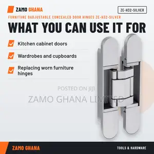 Furniture Dadjustable Concealed Door Hinges Ze-H32-Sil - ZE-H32-SILVER