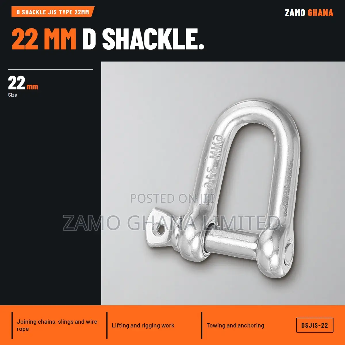 D Shackle Jis Type 22Mm - DSJIS-22