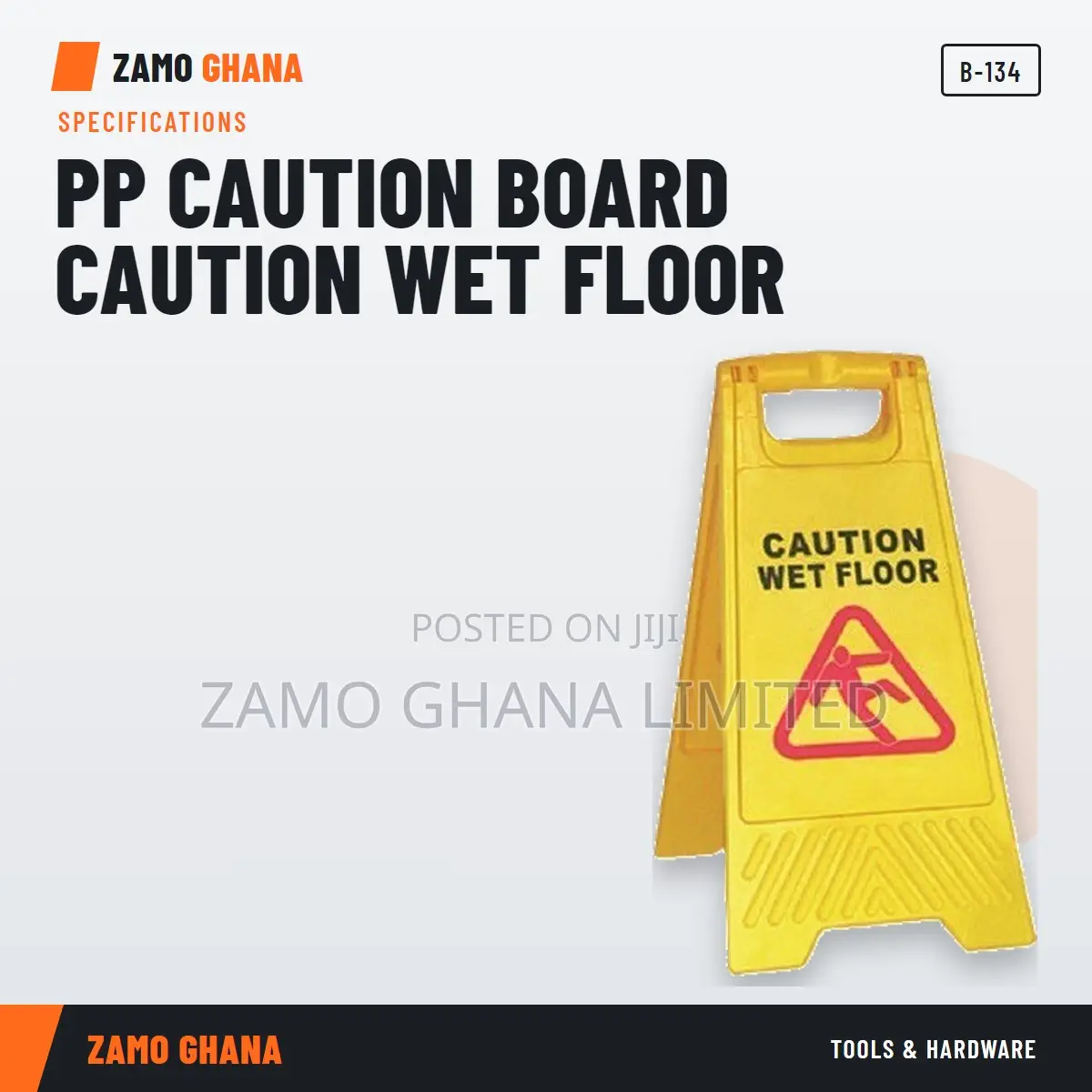 Pp Caution Board Caution Wet Floor - B-134