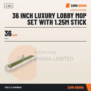 36 Inch Luxury Lobby Mop Set With 1.25M Stick - C-004