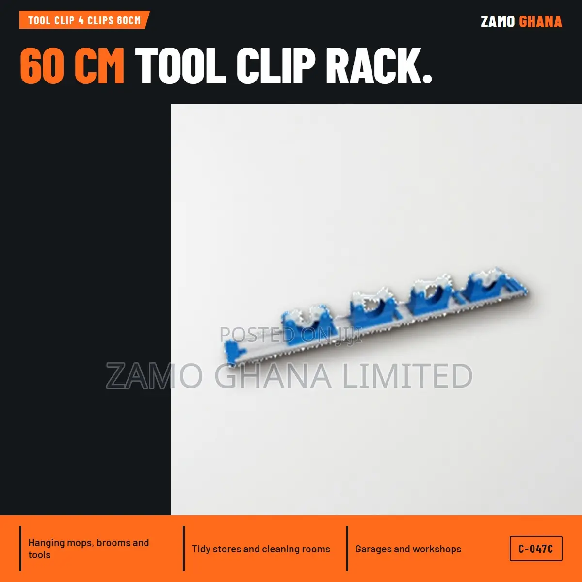 Tool Clip 4 Clips 60Cm - C-047c