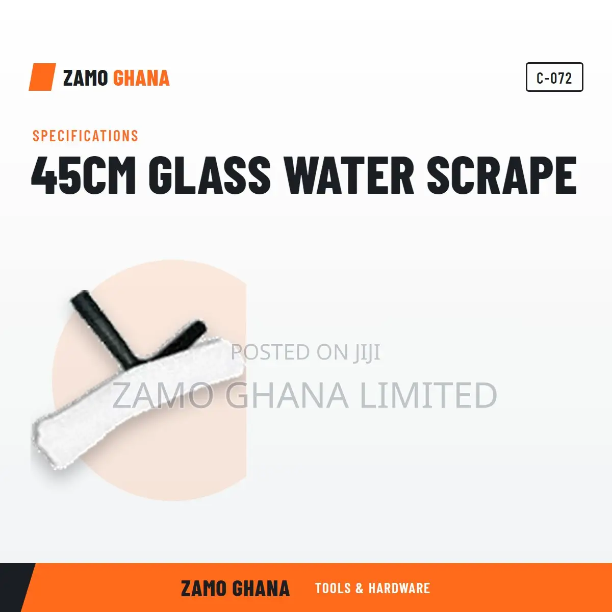 45Cm Glass Water Scrape - C-072