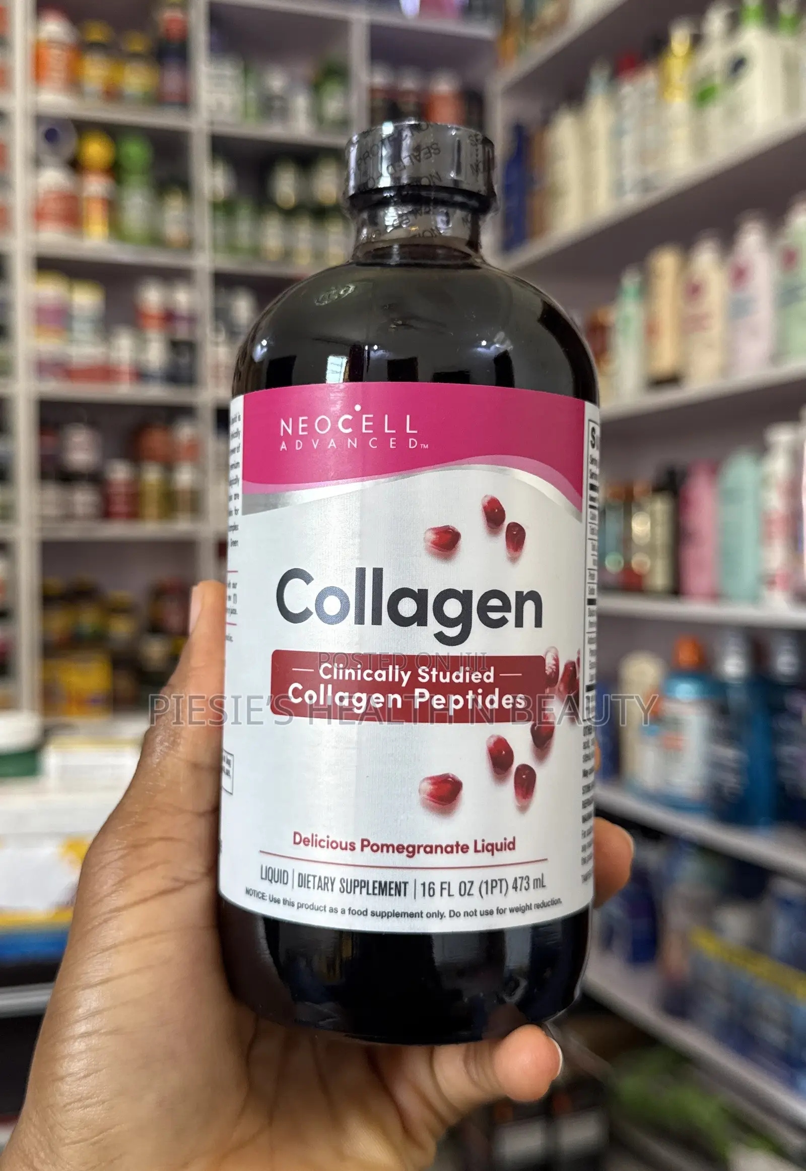 NeoCell Collagen Advanced Liquid Pomegranate Type 1 & 3