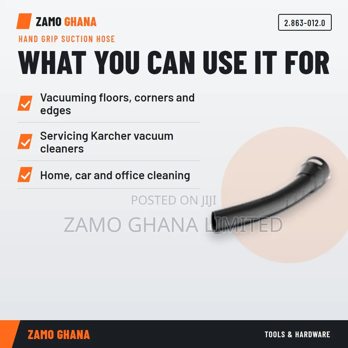 Hand Grip Suction Hose - 2.863-012.0