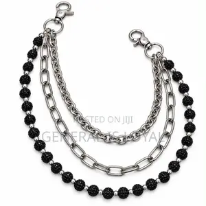 Peals Silver and Stainless Side Chain for Jeans