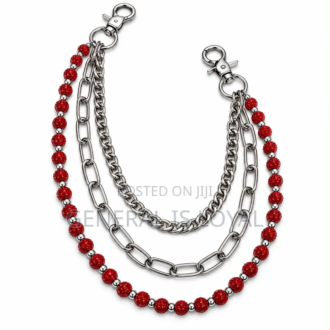 Peals Silver and Stainless Side Chain for Jeans
