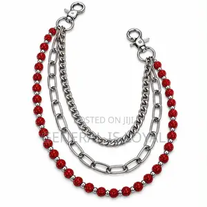 Peals Silver and Stainless Side Chain for Jeans