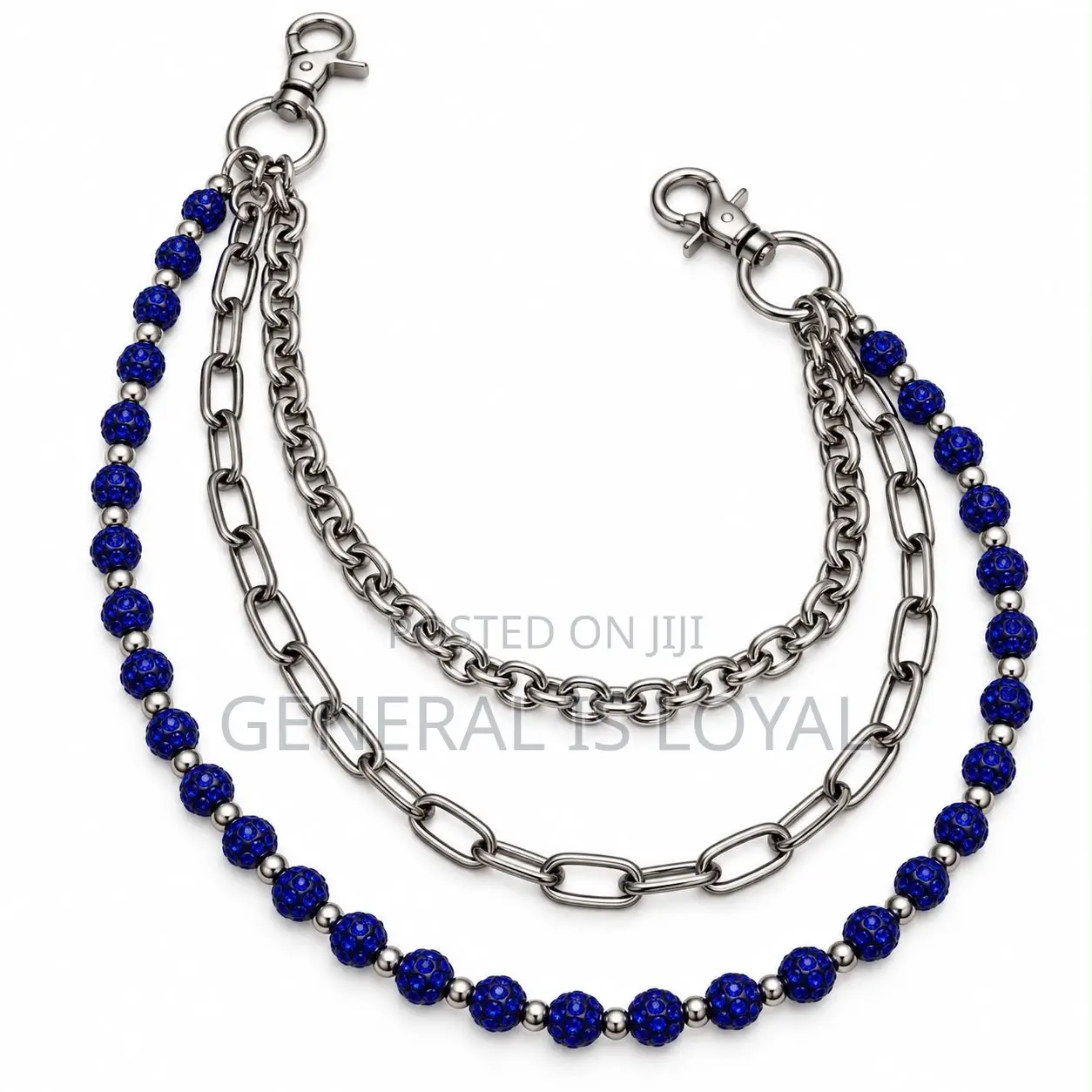 Peals Silver and Stainless Side Chain for Jeans