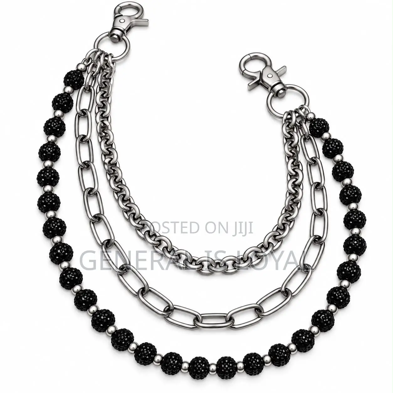 Peals Silver and Stainless Side Chain for Jeans