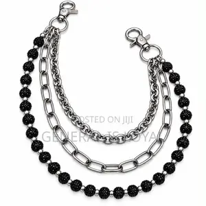 Peals Silver and Stainless Side Chain for Jeans