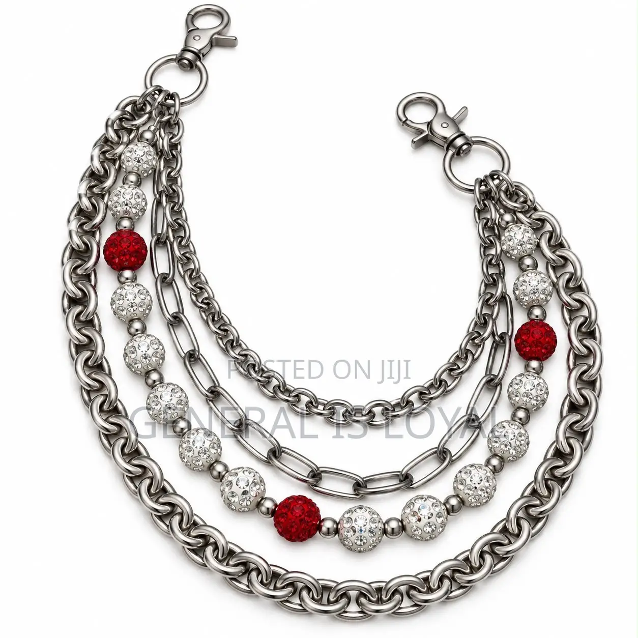 Peals Silver and Stainless Side Chain for Jeans