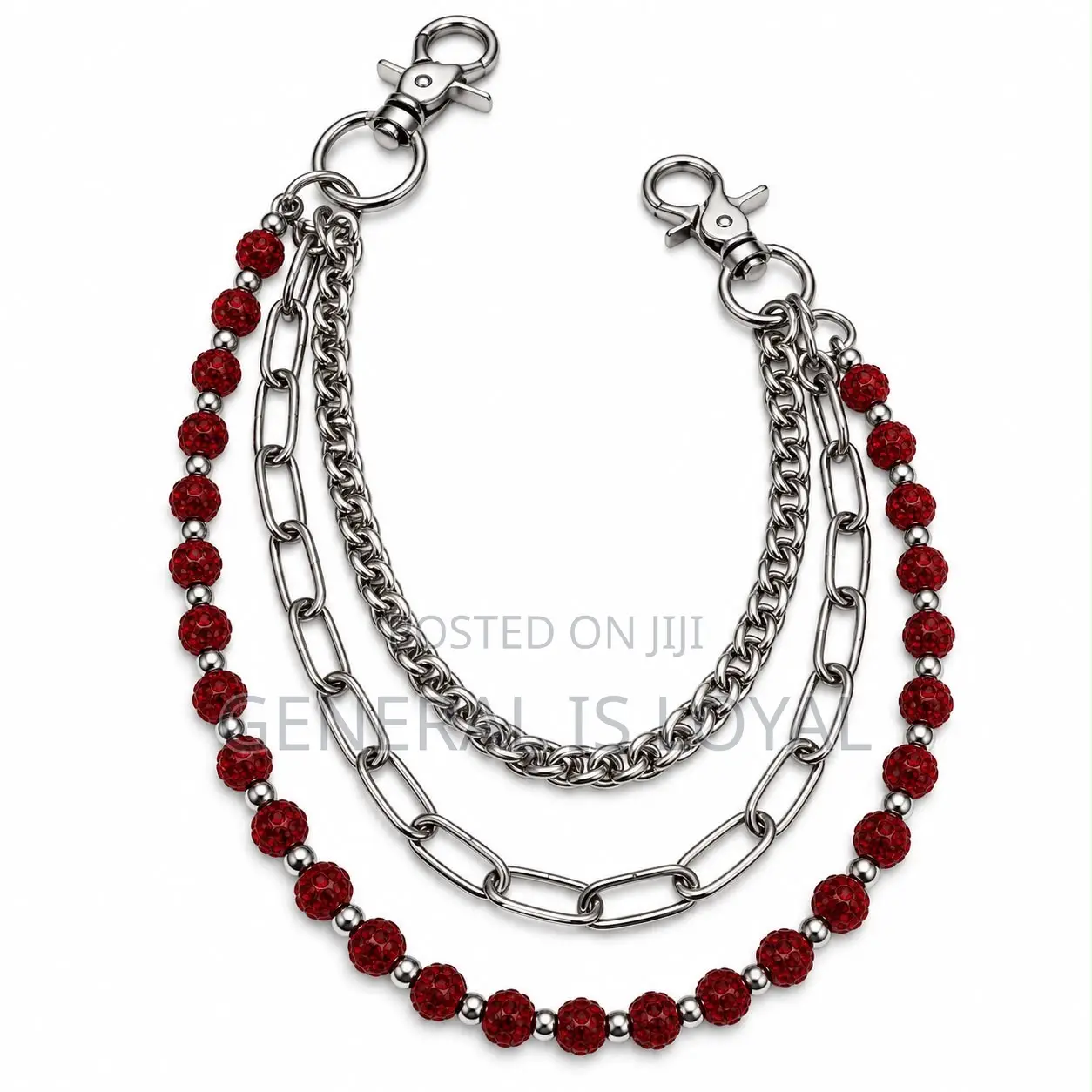 Peals Silver and Stainless Side Chain for Jeans