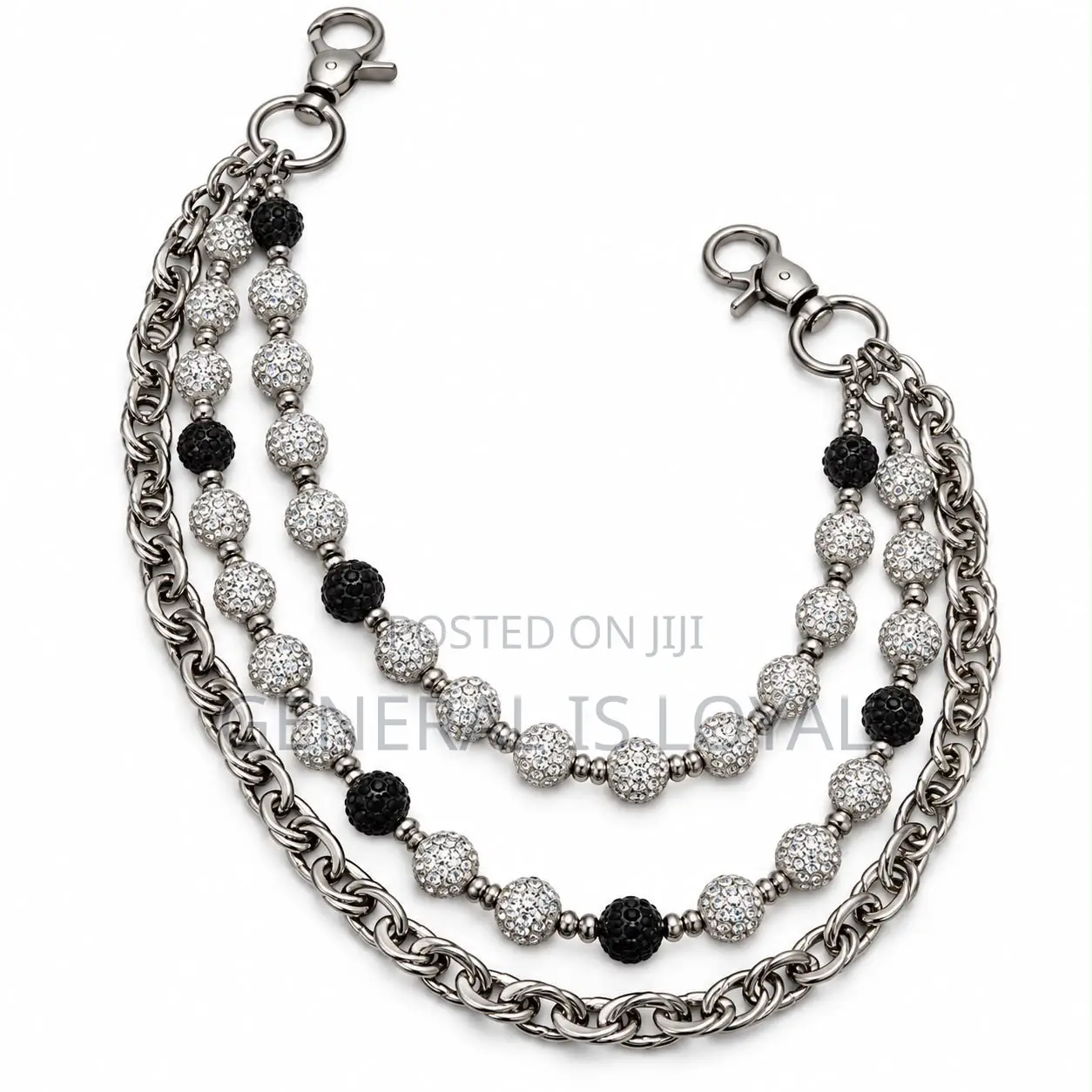 Peals Silver and Stainless Side Chain for Jeans