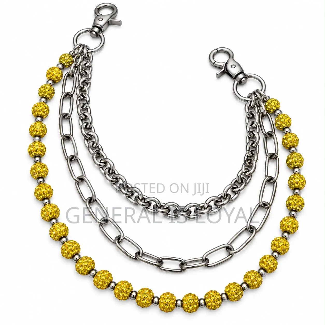 Peals Silver and Stainless Side Chain for Jeans