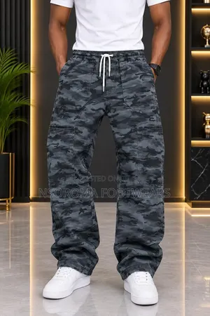 Quality Camo Joggers for Men – Ready Stock, Sizes XL–4XL