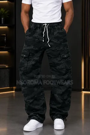 Quality Camo Joggers for Men – Ready Stock, Sizes XL–4XL
