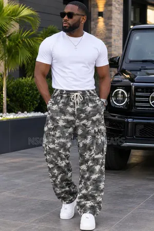 Quality Camo Joggers for Men – Ready Stock, Sizes XL–4XL