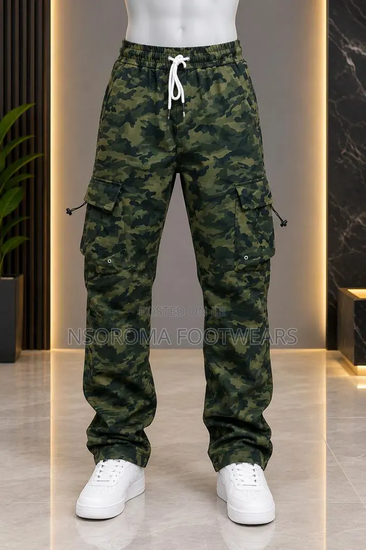 Quality Camo Joggers for Men – Ready Stock, Sizes XL–4XL