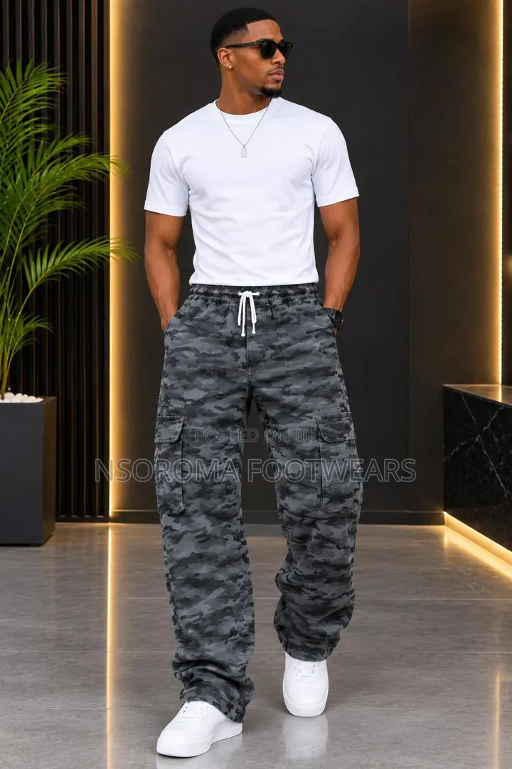 Quality Camo Joggers for Men – Ready Stock, Sizes XL–4XL