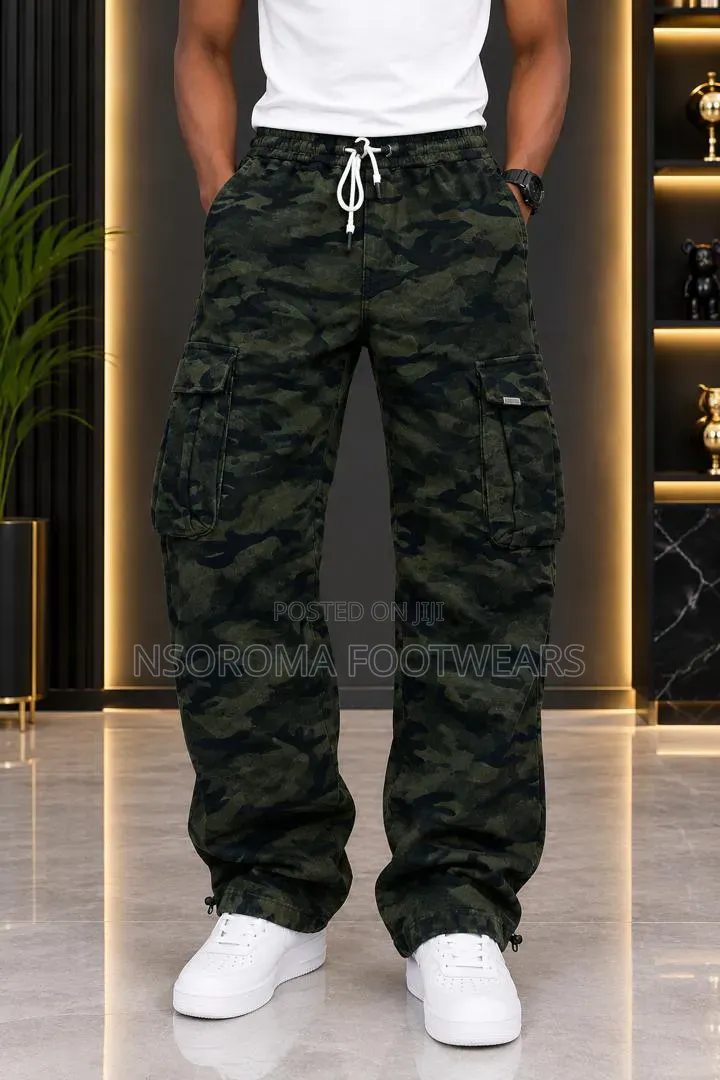 Quality Camo Joggers for Men – Ready Stock, Sizes XL–4XL