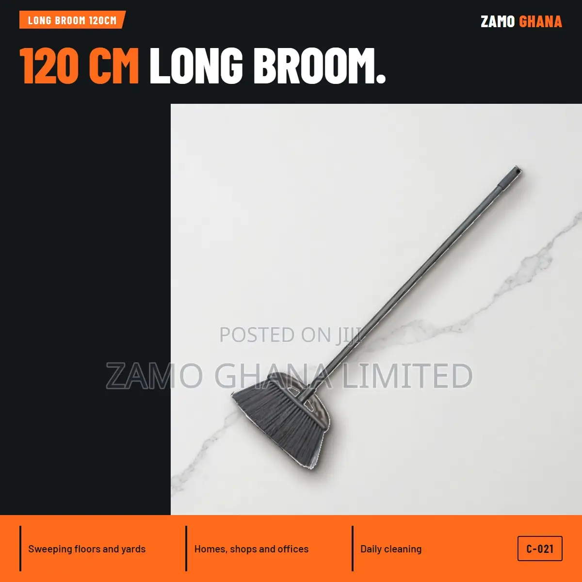 Long Broom 120Cm - C-021