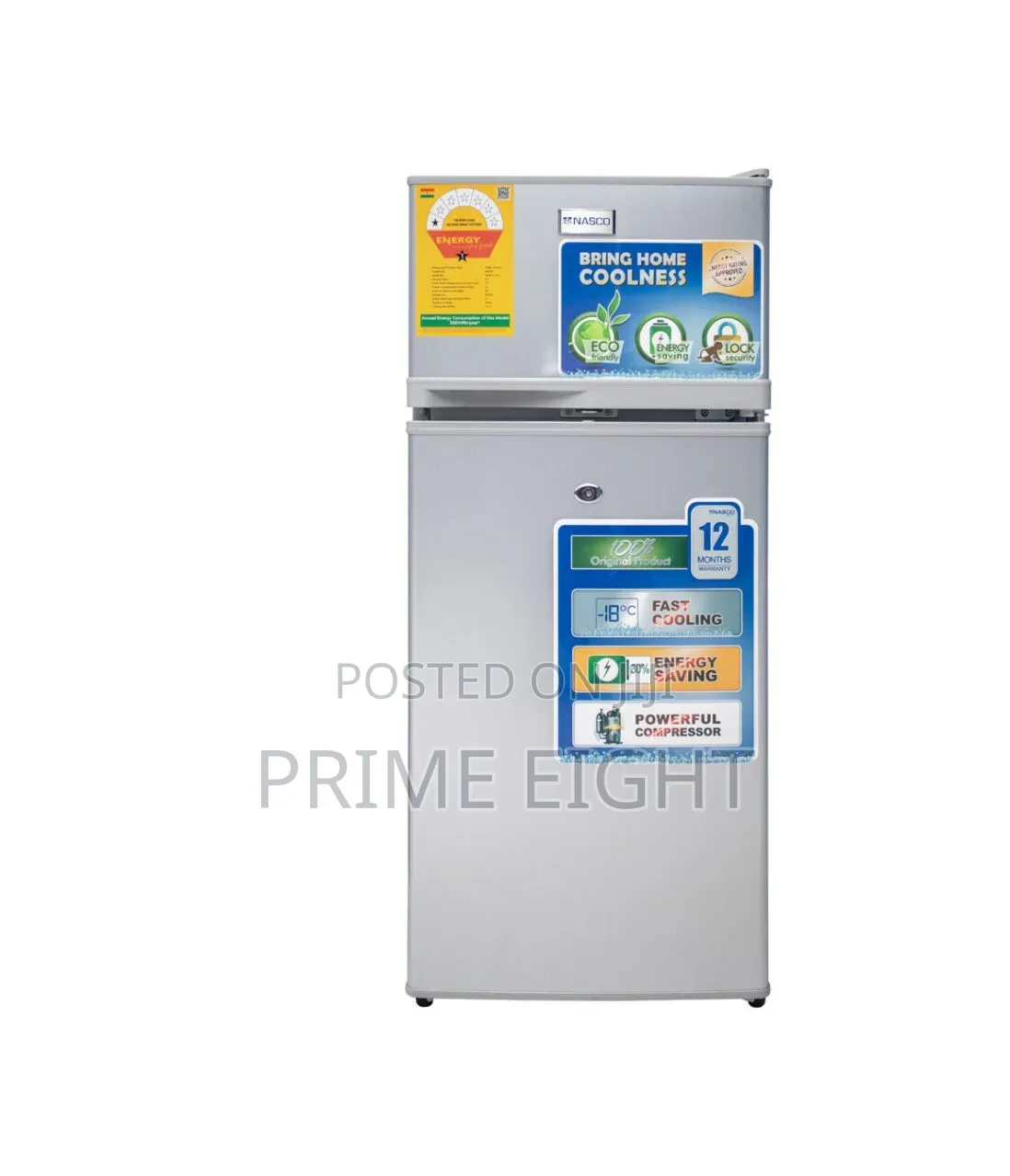 Nasco 95LT Top Freezer Refrigerator - NASF2-12S