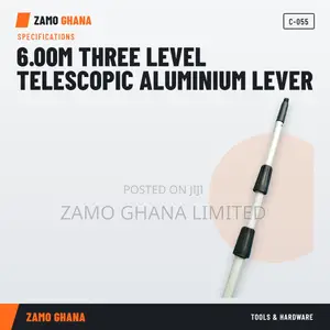 6.00M Three Level Telescopic Aluminium Lever - C-055