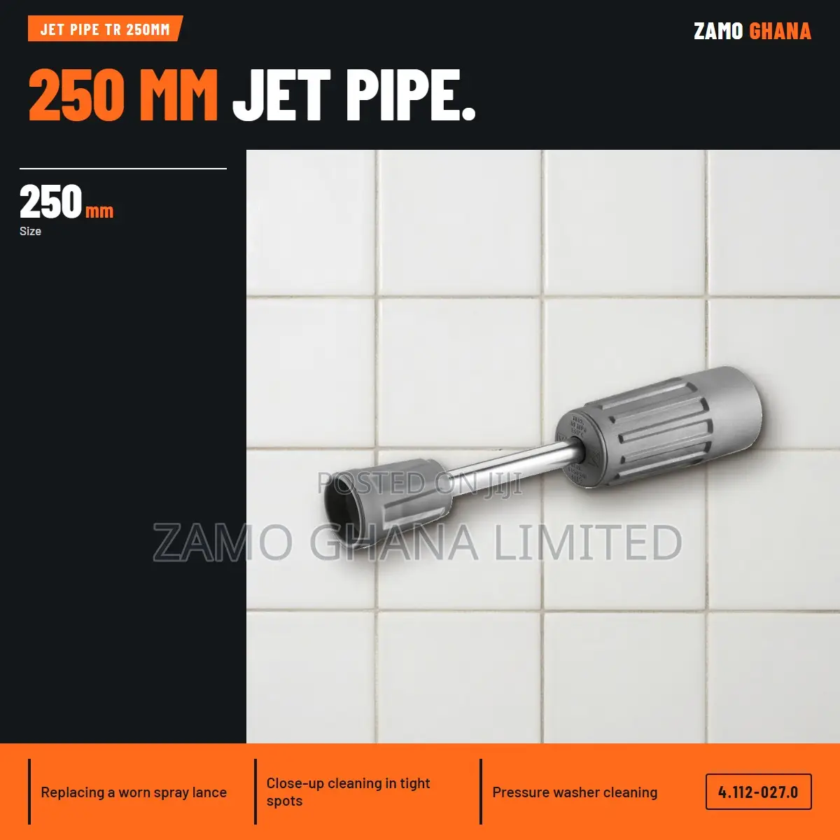Jet Pipe Tr 250Mm - 4.112-027.0