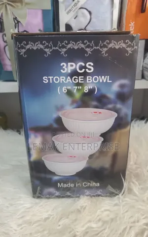 3pcs Storage Bowl (6" 7" 8")"