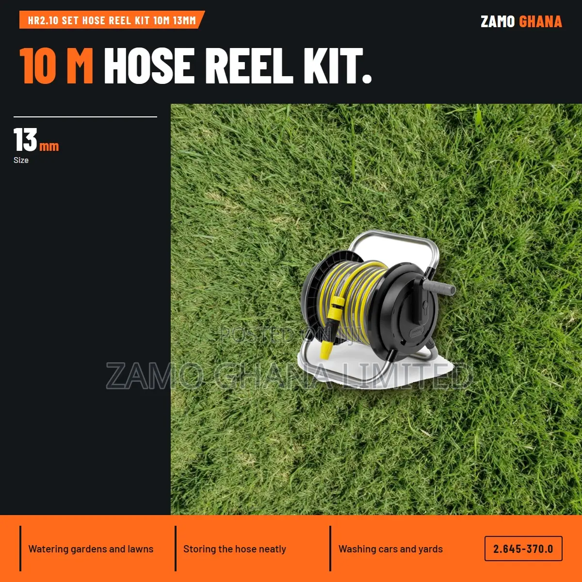 Hr2.10 Set Hose Reel Kit 10M 13Mm - 2.645-370.0
