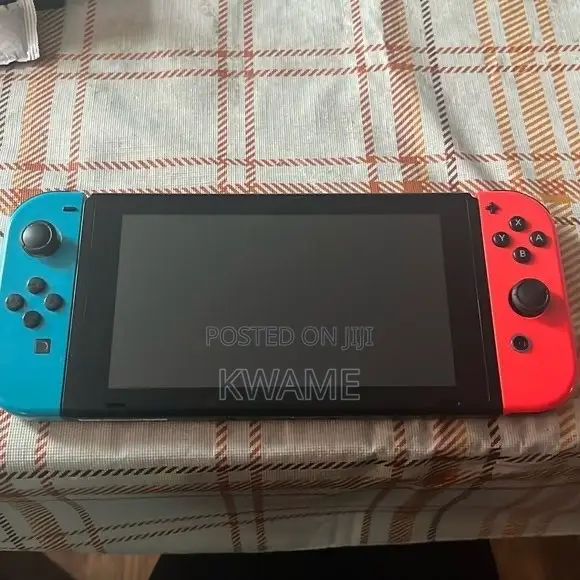 Neon Blue and Red Nintendo