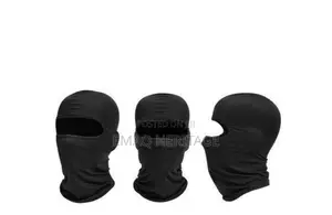 Black Full Face Mask - Motorcycle Face Cover - Unisex Balaclava