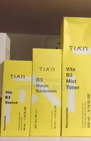 Tiam Vita B3 Serum, Sunscreen &:Toner Mist 200ml 3Set