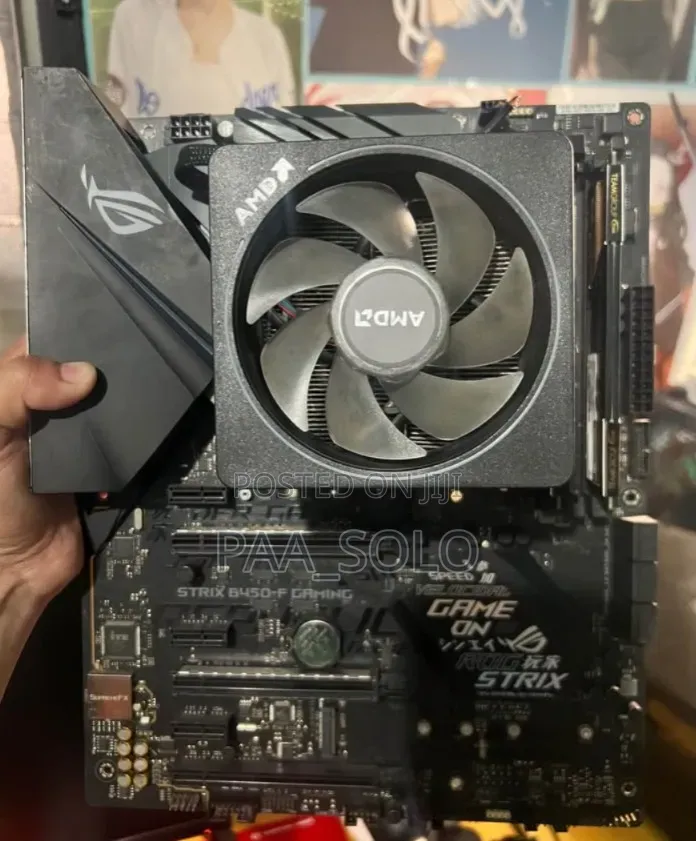 ASUS Rog Strix B450-F Gaming Motherboard Plus Ryzen 7 5700x Combo