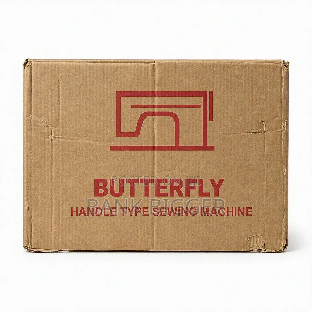 Brand New Manual Butterfly Sewing Machine With Wooden Base