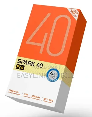 New Tecno Spark 40 Pro 256 GB Black