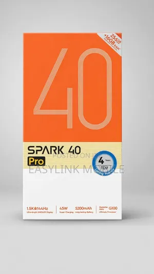 New Tecno Spark 40 Pro 256 GB Blue
