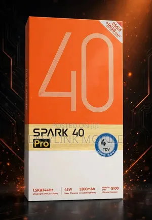 New Tecno Spark 40 Pro 256 GB Blue